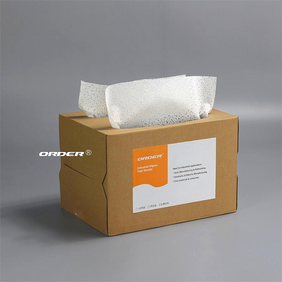 ORDER® PX-3331W Maintenance Breg Box Meltblown Polypropylene industrial Degreasing Wipes