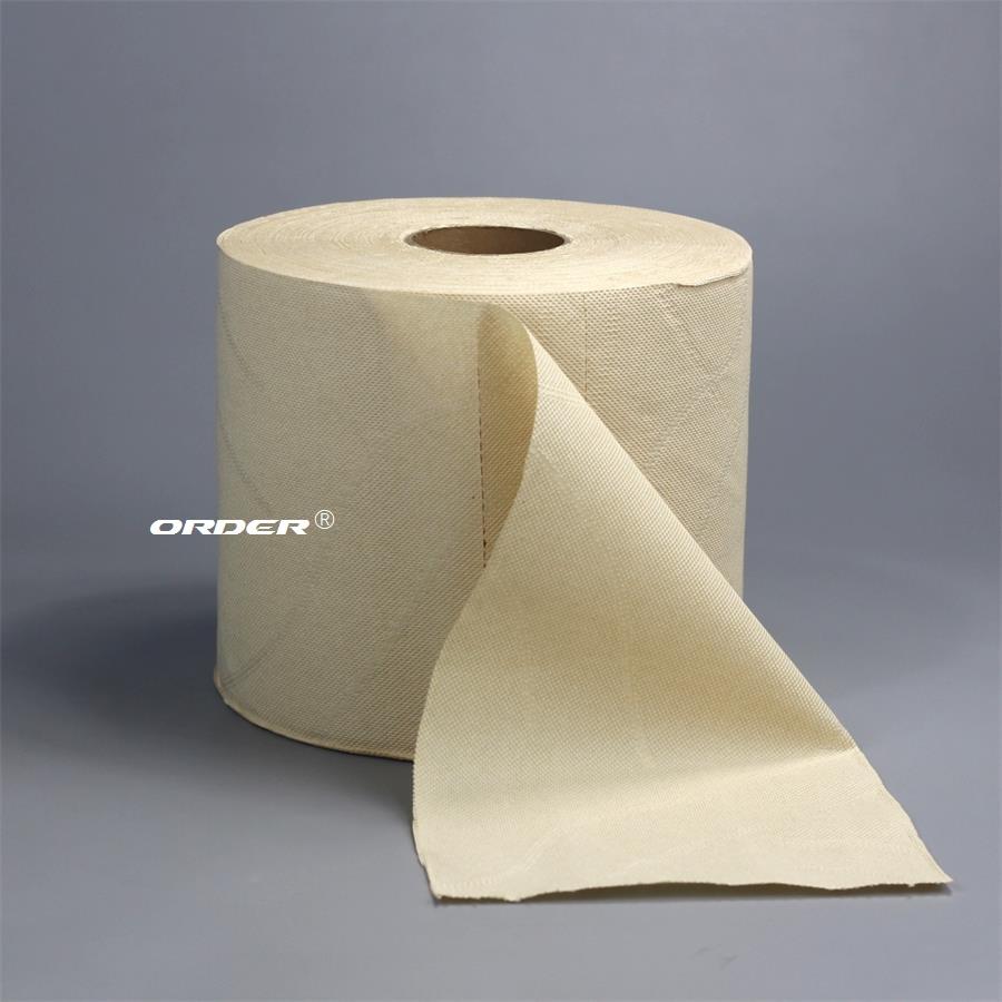 Highly absorbent Wiping Paper 100% Wood Pulp jumbo Perforated Roll Industrial cleaning wipers