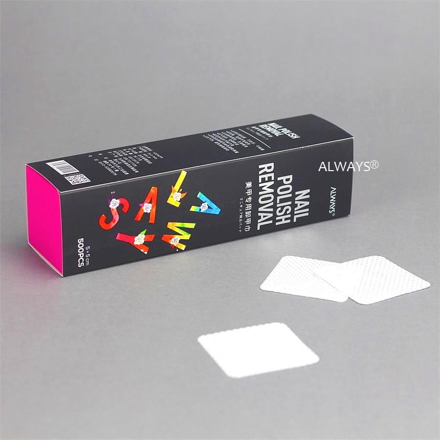 High quality Disposable pink Meltblown PP non woven lint free nail wipes for salon use nail polish remover