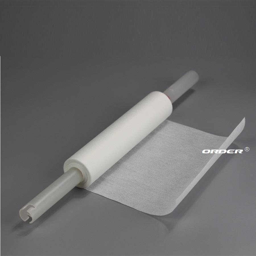 Customized Various Sizes Mesh spunlace non woven fabric for SMT undertencil cleaning wiper rolls