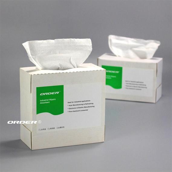 ORDER®X60W white Pop-up box non woven economy wiping cloths