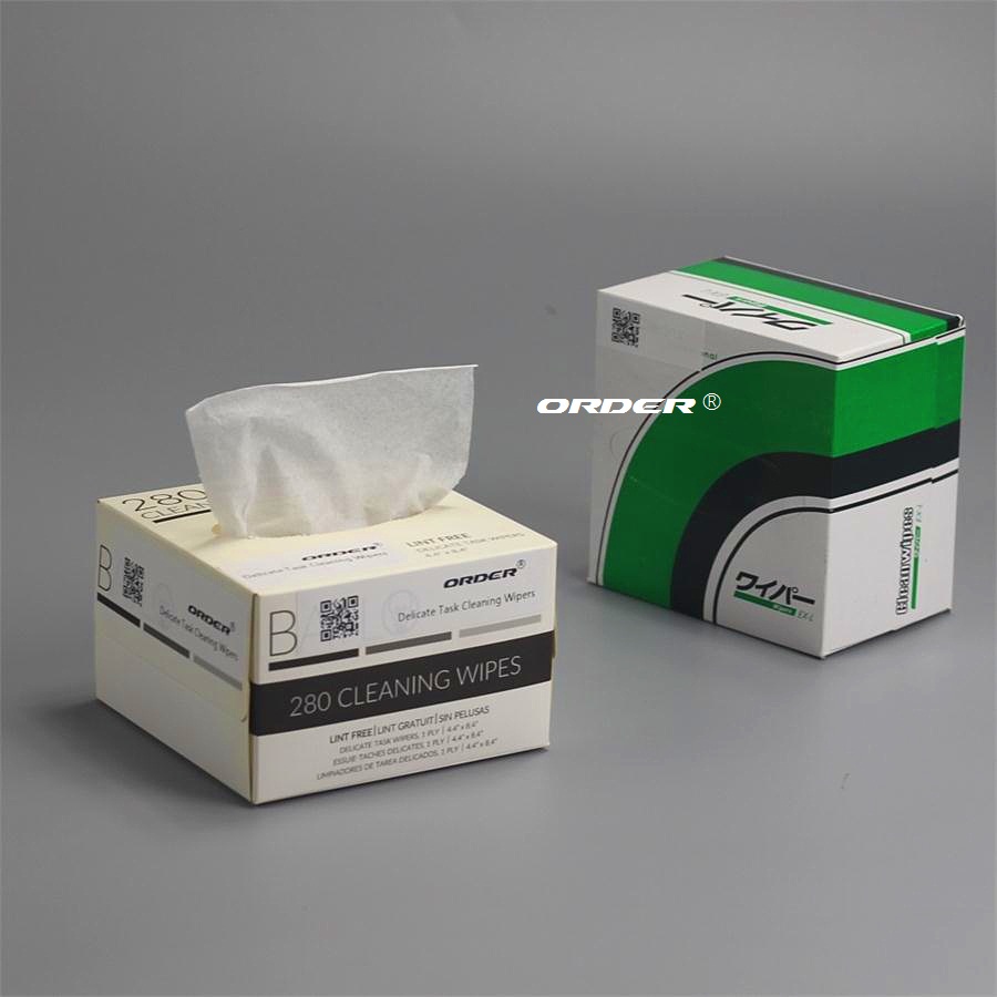 low lint anti-static delicate task optical cleaning wipes