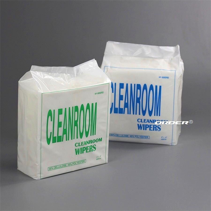 ORDER®WIP-0609 lint free highly absorbent cleanroom non-woven dust-free cleaning wipers