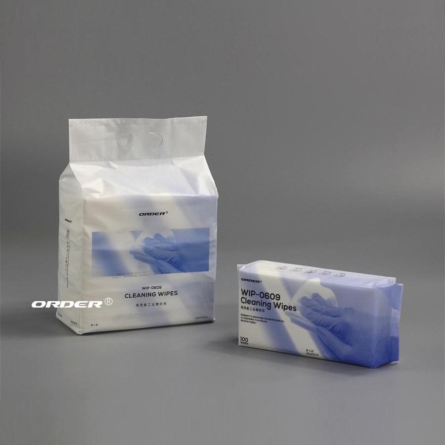 0609 series c-fold nonwoven cellulose polyester clean room lint free wiping wipers