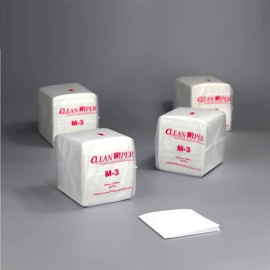 cleanroom non-woven wipes wiping tool of choice m-3