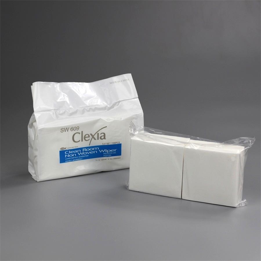 Clexia®SW604 lint-free cleanroom non-woven electronics cleaning cloths