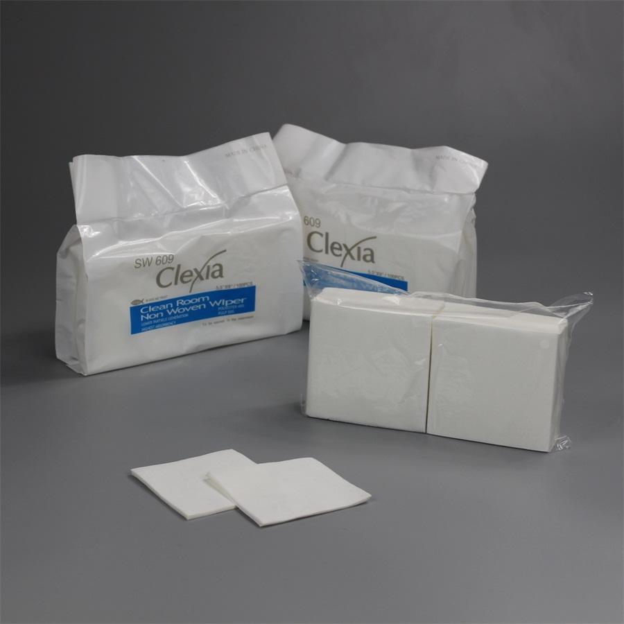Clexia®SW604 lint-free cleanroom non-woven electronics cleaning cloths