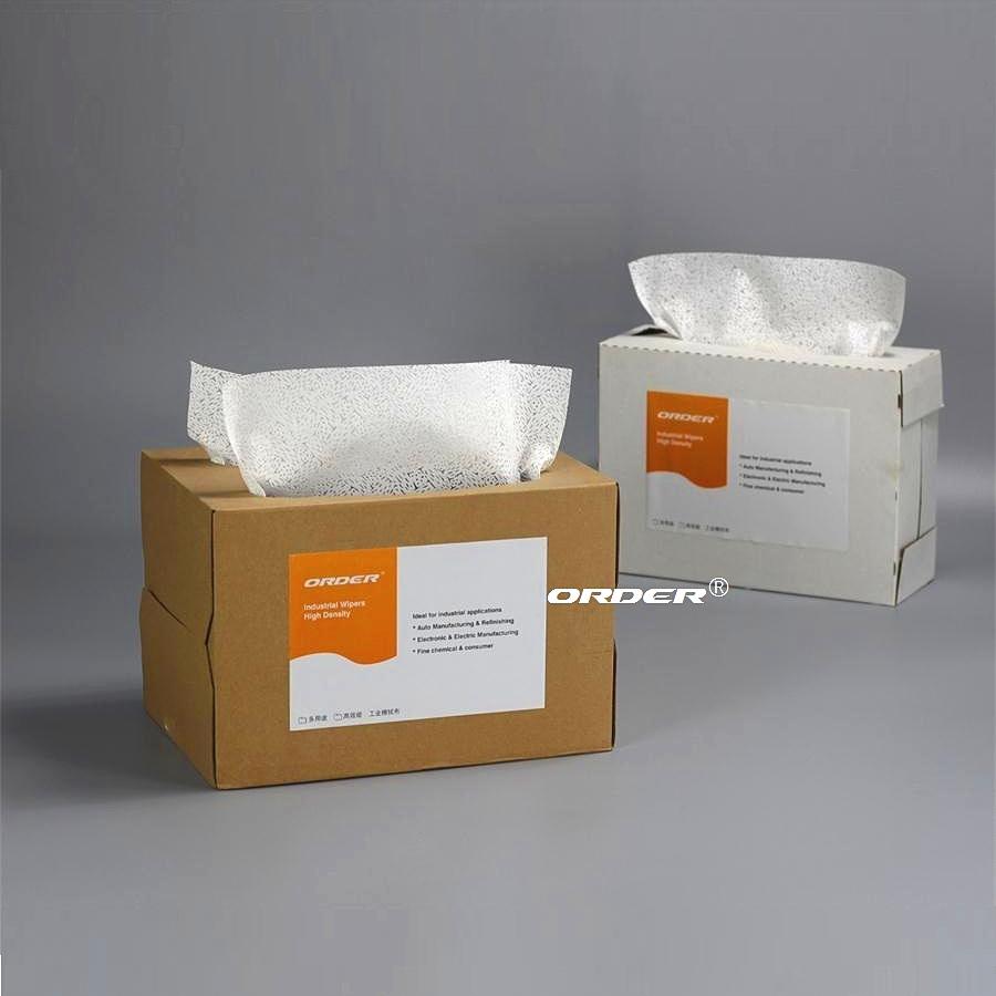 ORDER® PX-3331W white Breg Box heavy duty Melt blown nonwoven cleaning Cloths