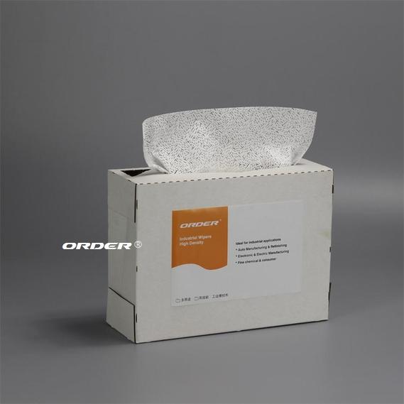 ORDER®PX-3331W Pop-Up Box precision Meltblown Solvent Wipes