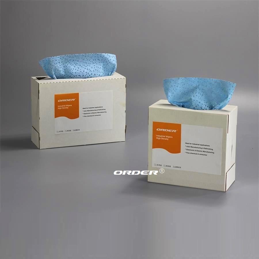 ORDER® PX-3332B Pop-Up Box oil absorbent microfiber meltblown PP Solvent Wipes