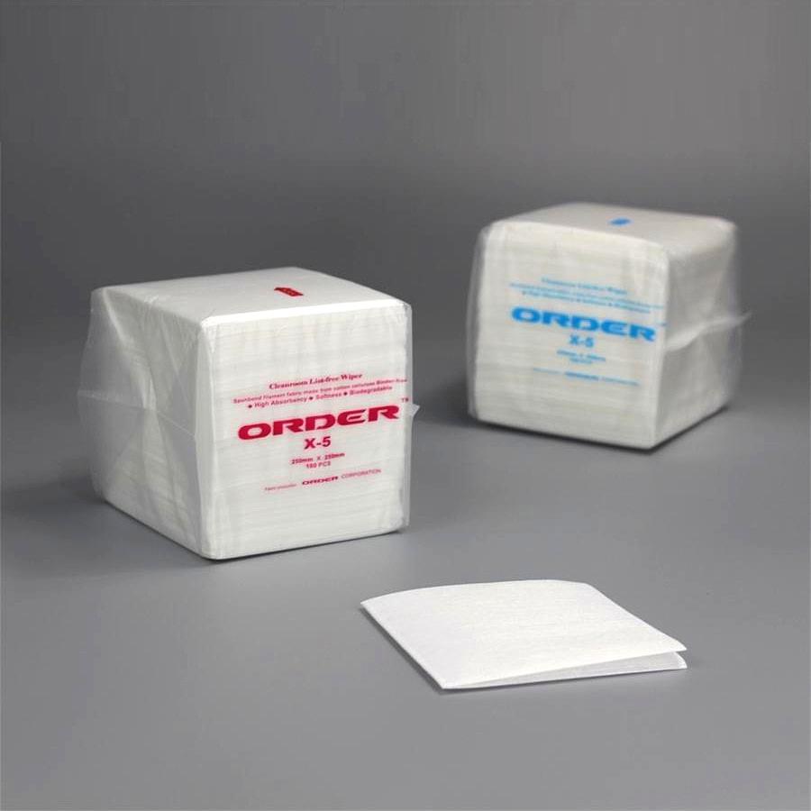 ORDER® X-5 Dust free M-3 clean wipers for Nonwoven Cleaning Wipes 