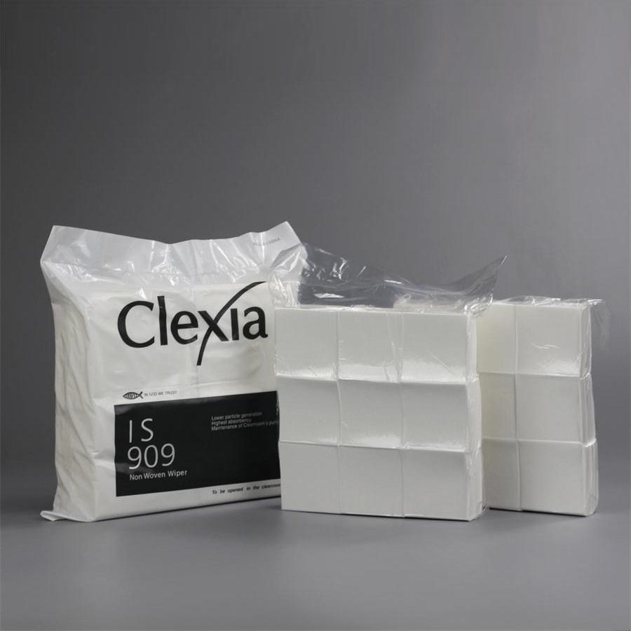 Clexia®IS903 highly absorbent cellulose/polyester non woven cleanroom general wiping wipes 