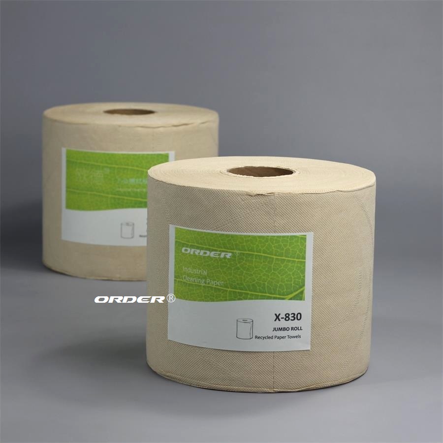 3 ply Embossed brown Virgin Woodpulp light-duty general-purpose wiping towels