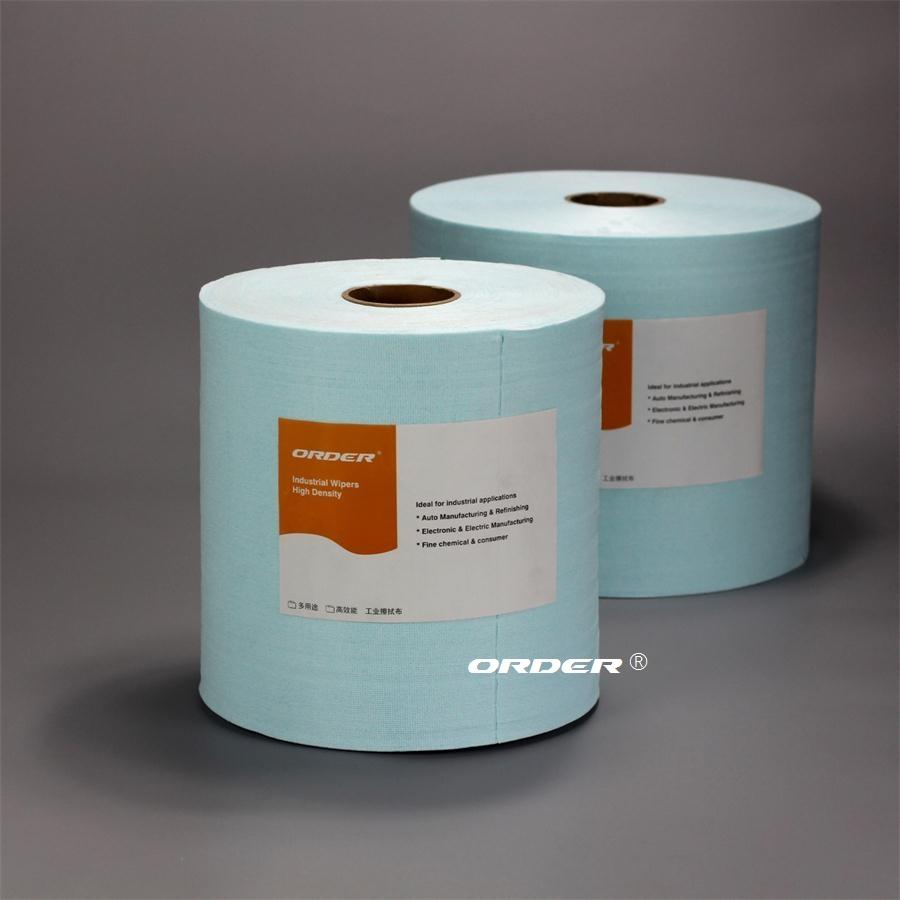 ORDER®Turquoise Apertured Degreasing Cloth Perforated Jumbo Roll