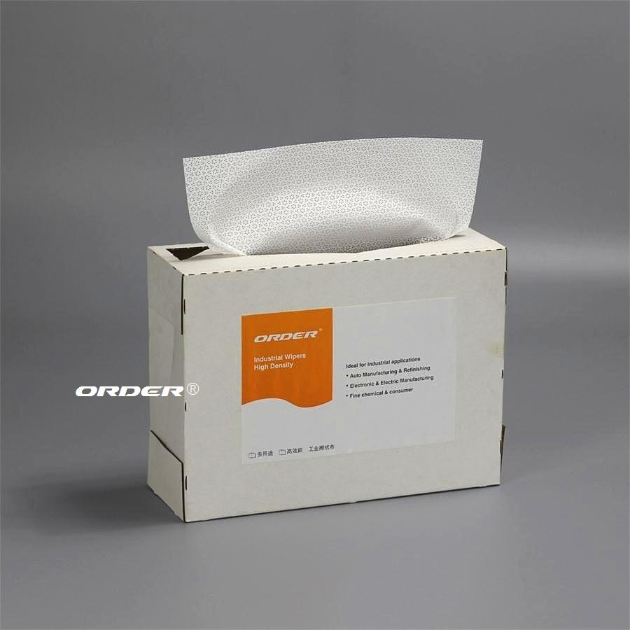 ORDER® PX-3339 white Pop-Up Box oil absorbent Melt blown Solvent wiping Wipes