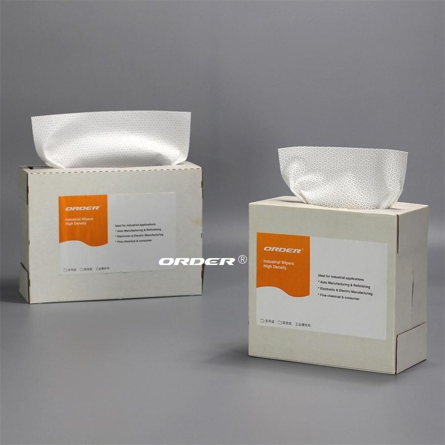 ORDER® PX-3339 white Pop-Up Box oil absorbent Melt-blown Degreasing Wipes