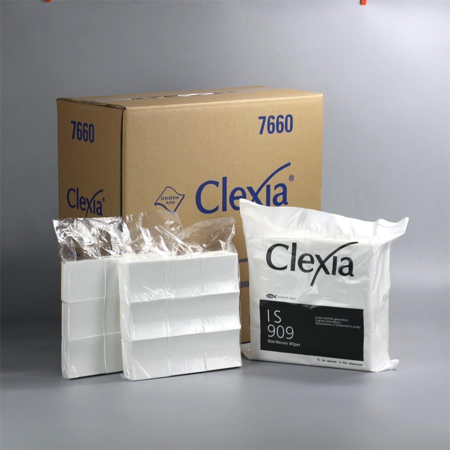 Clexia®IS903 cleanroom cellulose/polyester non-woven electronics wiping cloths