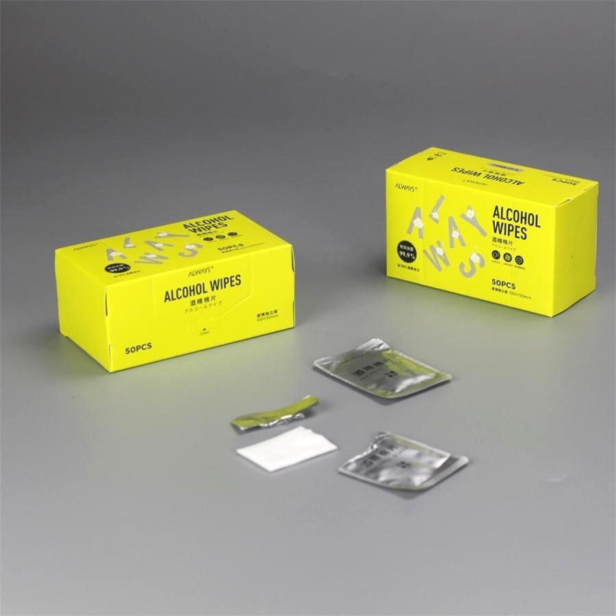 Non-Woven Fabric Individually packed precision fiber optic cleaning wipes