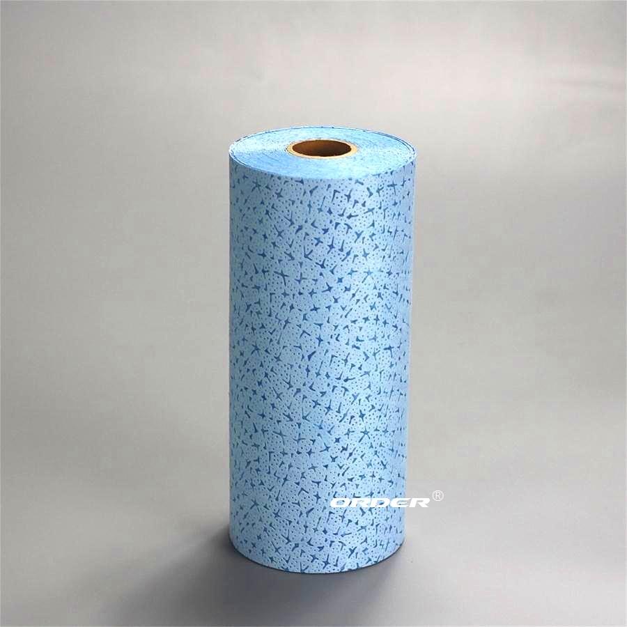 ORDER®X-3332B Small Perforated Roll meltblown PP oil absorbent heavy duty wiping wipers