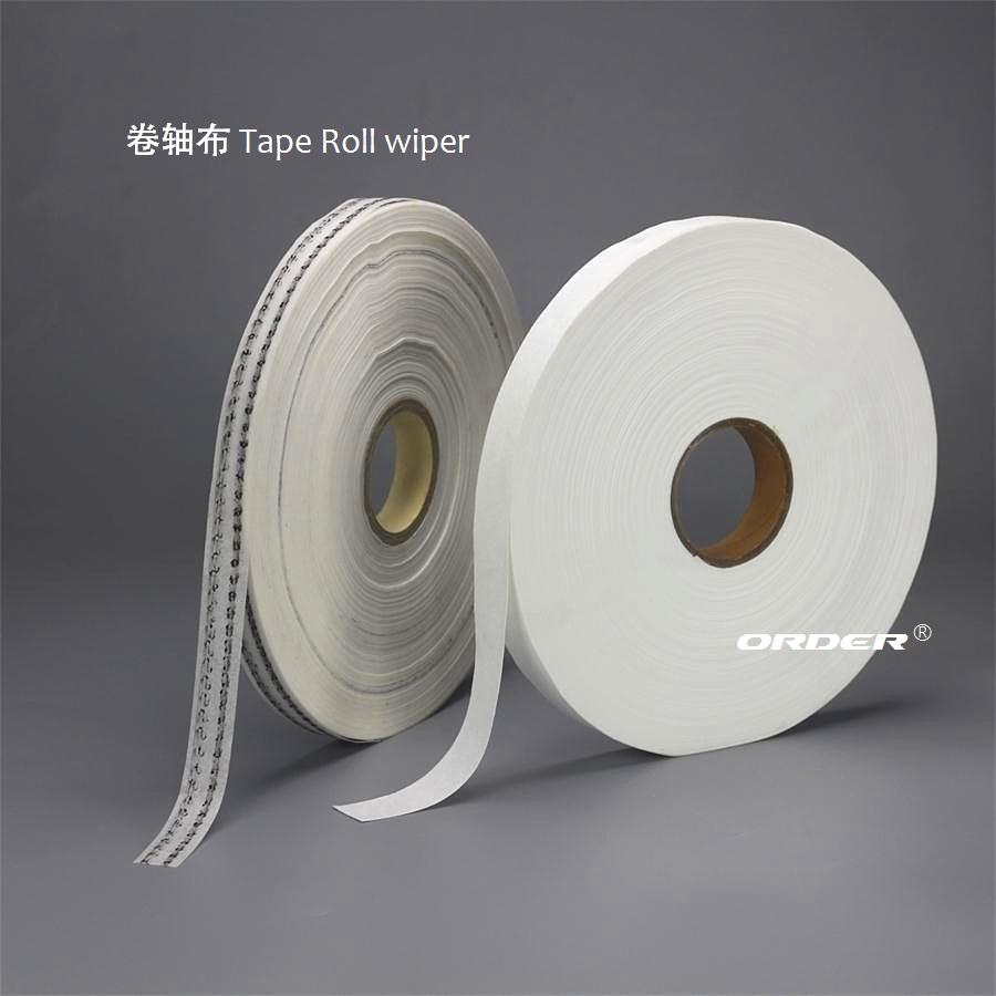 Non woven Tape Roll low lint wiping wiper for lithium battery auto-cleaning Industry