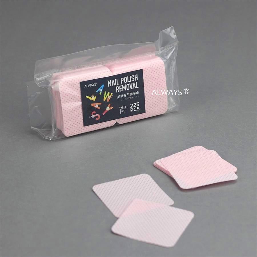 Nail polish holder nonwoven wiping cloths disposable pink Meltblown PP nail art gel polish remover wipes