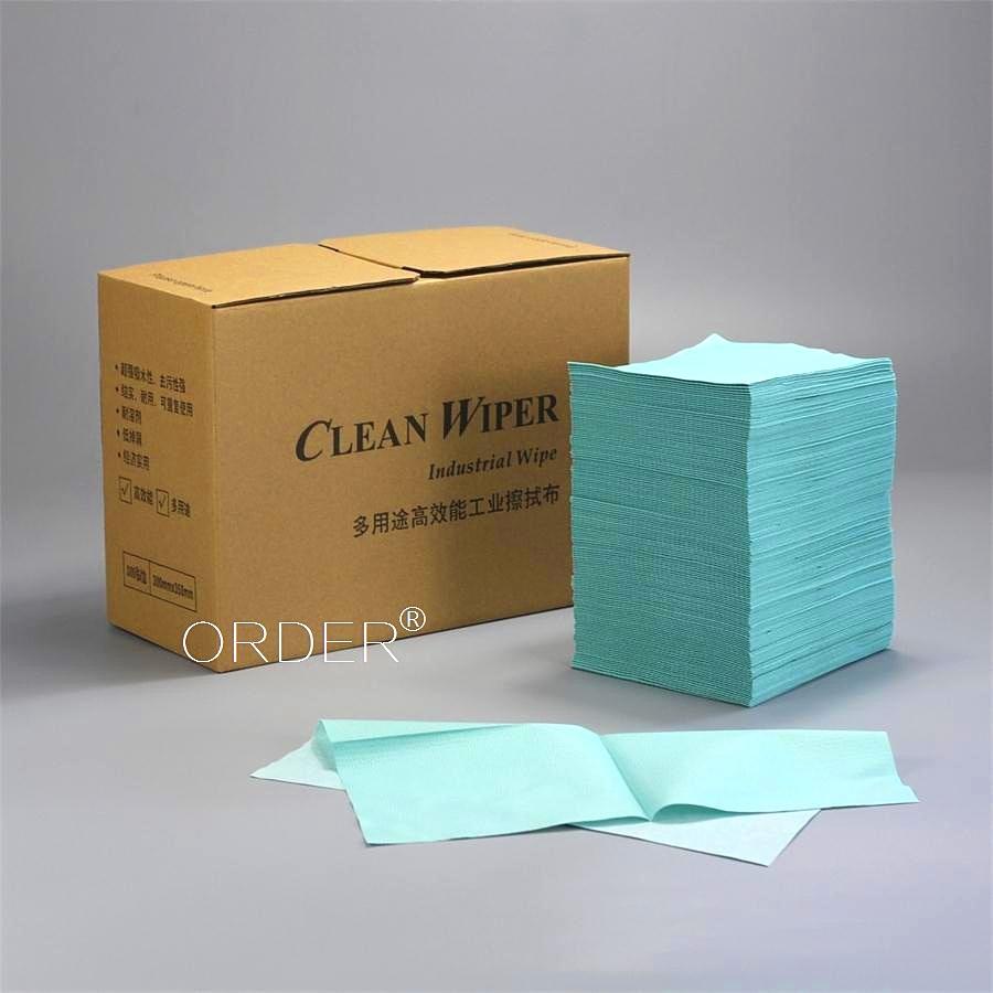 ORDER®X-70 1/4 fold Nonwoven industrial Heavy-Duty dry disposable wiping rags