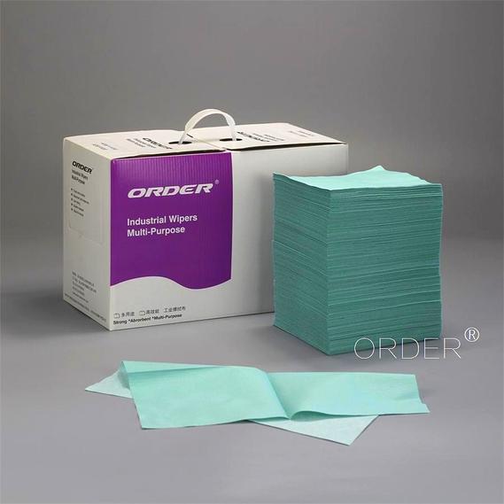 ORDER®X-70 fold cellulose polyester oil absorbent workshop Non-woven industrial cleaning cloths