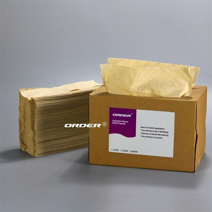 ORDER® L20-W3042-2  pop up box Embossed brown 3 ply Virgin Woodpulp light-duty general-purpose cleaning paper