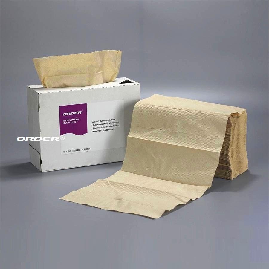 ORDER® L20-W3042-1  pop up box Embossed brown 3 ply Virgin Woodpulp light-duty general-purpose cleaning paper-副本