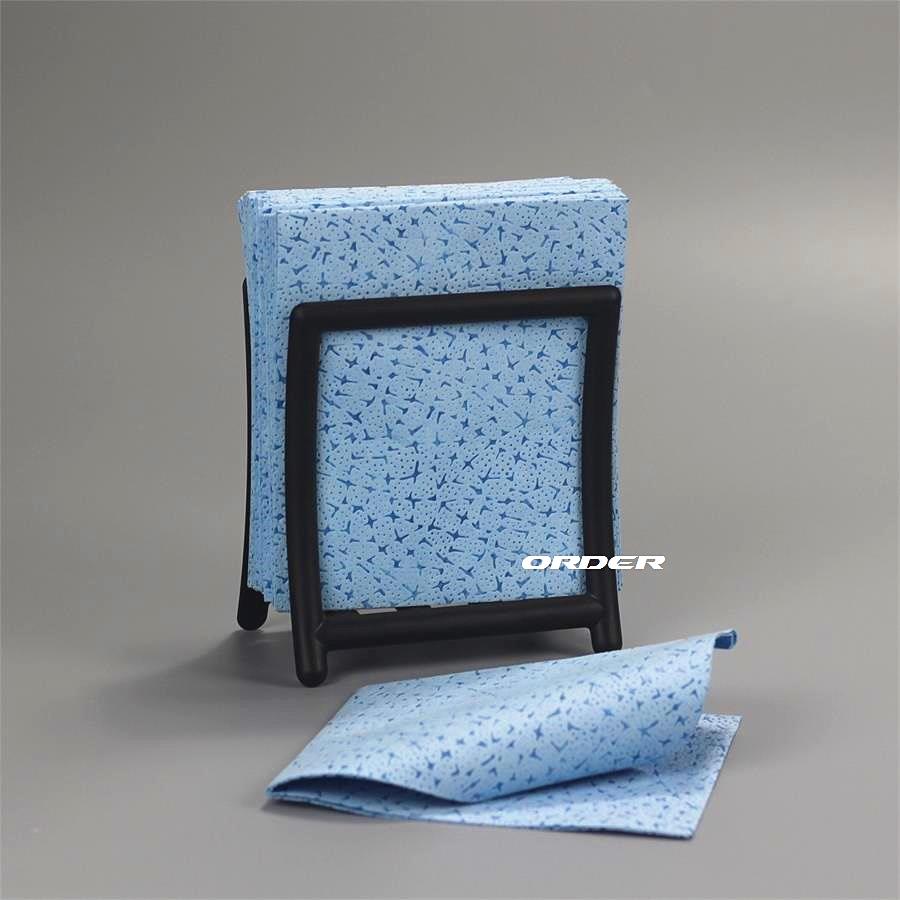 Blue 1/4 fold Melt-blown PP heavy duty industrial Degreasing nonwoven wipes