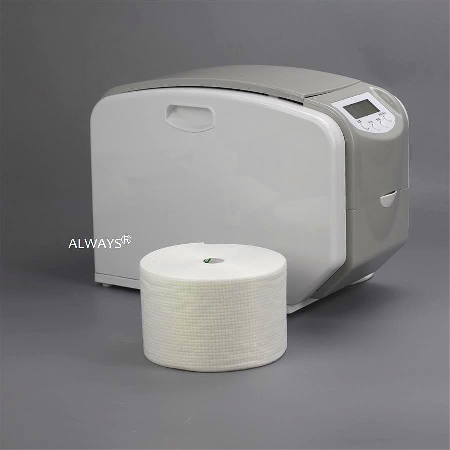 Automatic intelligent disposable towel machine Pear pattern rayon non-woven Washcloth rolls Face Wipes