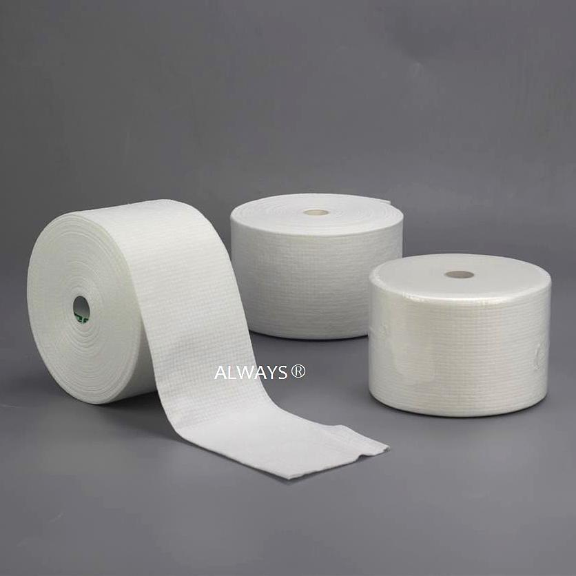 Intelligent wet towel machine special EF pattern viscose nonwoven Beauty salon Makeup Remover Wipes Roll