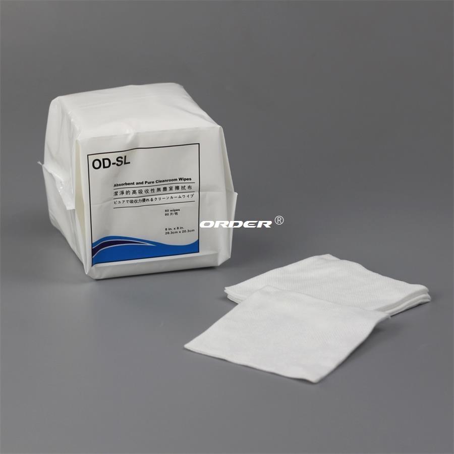 Replace MicroPure Cleanroom Wipes SL Nonwoven mesh viscose Lyocell 1/4-fold electronics  lint free cleanroom wiper