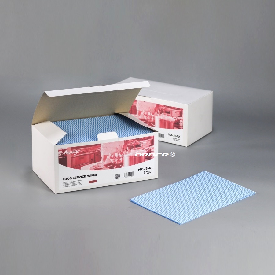 Professional Manufacture Customized friendly spunlace nonwoven foodservice clean cloths