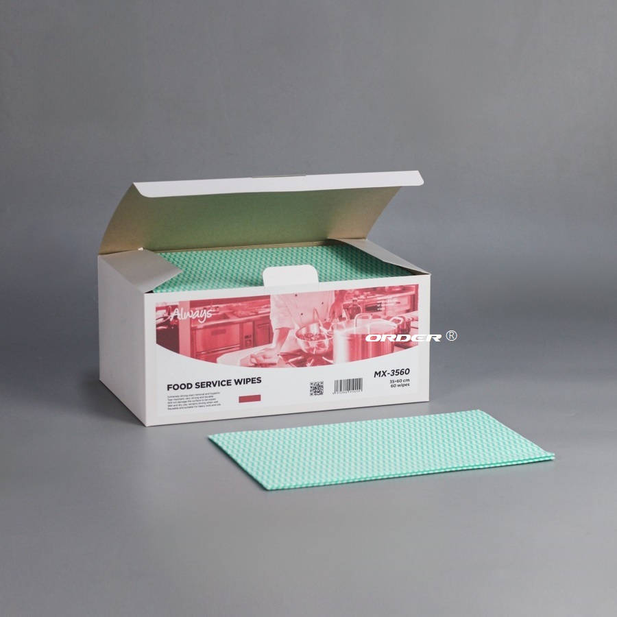 Professional Manufacture Customized reusable absorbent foodservice cleaning wipes