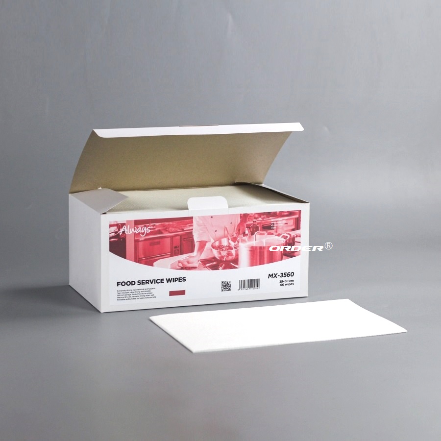 Professional Manufacture Customized quarter-fold medium-Duty food service cleaning wipers
