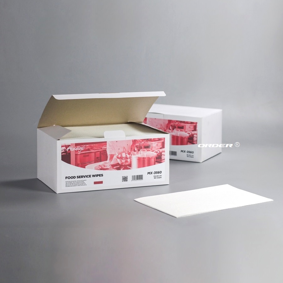 Professional Manufacture Customized interfolded heavy duty reusable food service cloths
