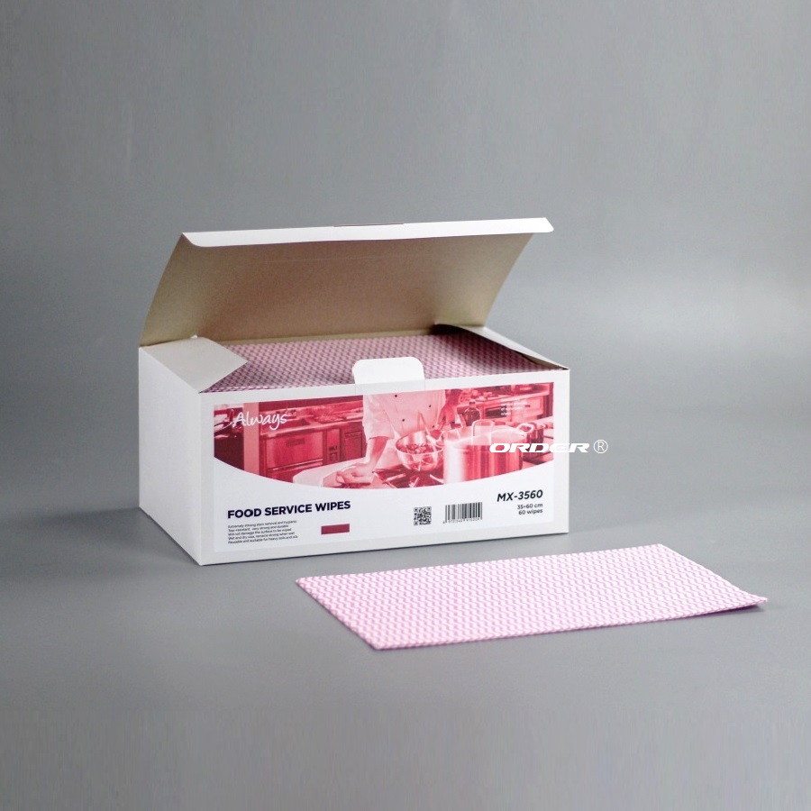 Professional Manufacture Customized 1/4-fold reusable heavy duty multi-purpose foodservice wipers