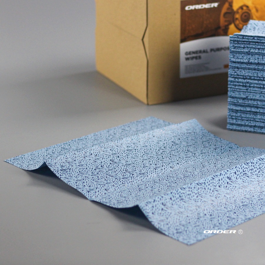 Professional Manufacture Customized Brag box interfolded melt-blown pp heavy-duty Oilspill workshop Maintenance cleaning wipers