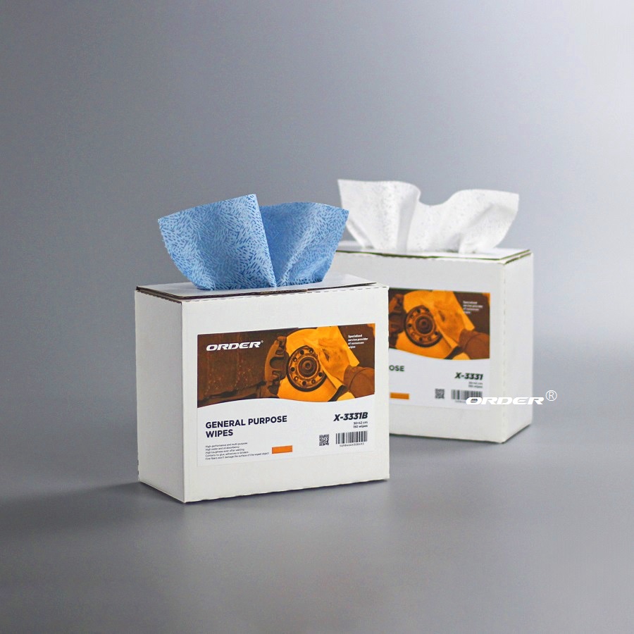 Manufacture Customized pop-up box meltblown PP nonwoven heavy duty Oil Absorb Industrial degreasing clean wipes