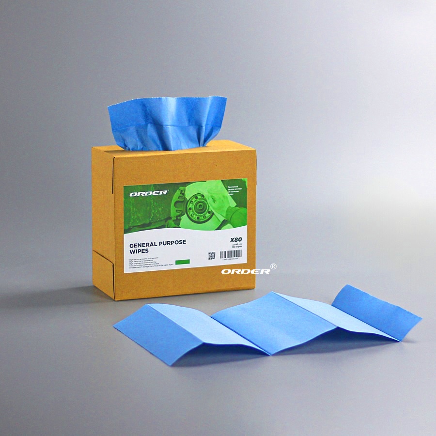 ORDER Kim-X80 Cloths Blue Durable and abrasion-resistant Strong solvent-resistant pop up box cleaning towels