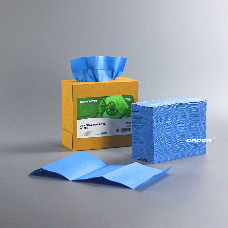 ORDER Kim-X80 Cloths Blue Durable and abrasion-resistant Strong solvent-resistant pop up box cleaning towels