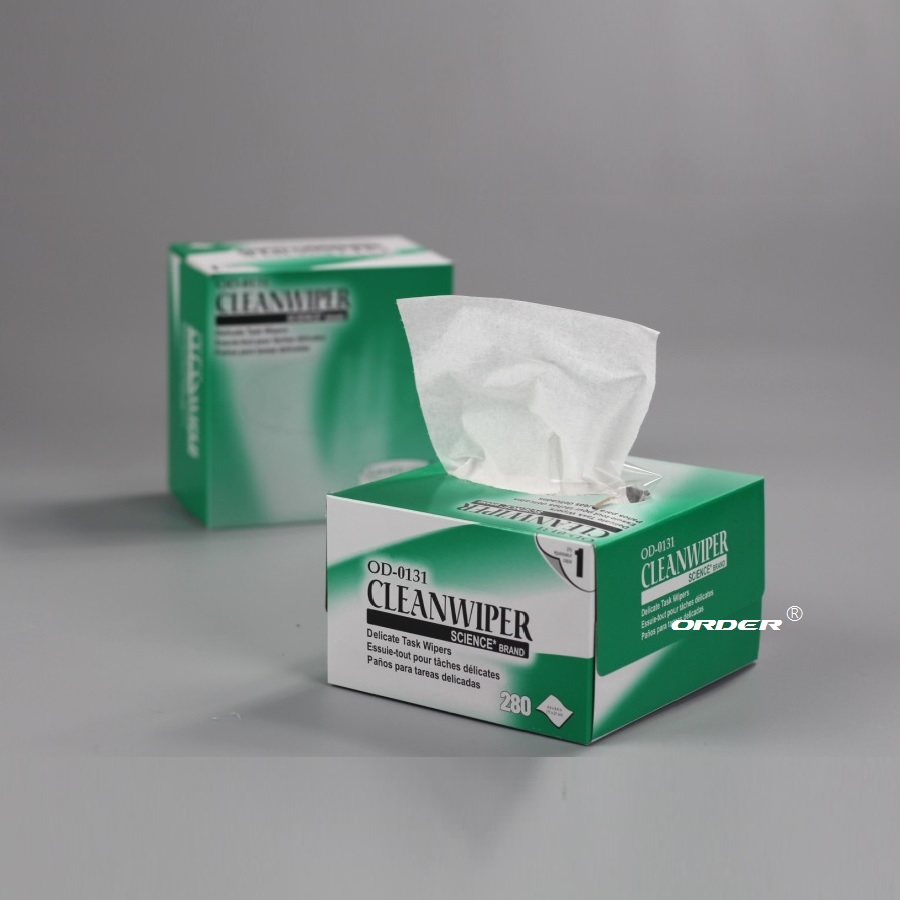 Critical cleaning tasks of lenses 34155 multi-purpose Optical Fiber cleaning paper wipes
