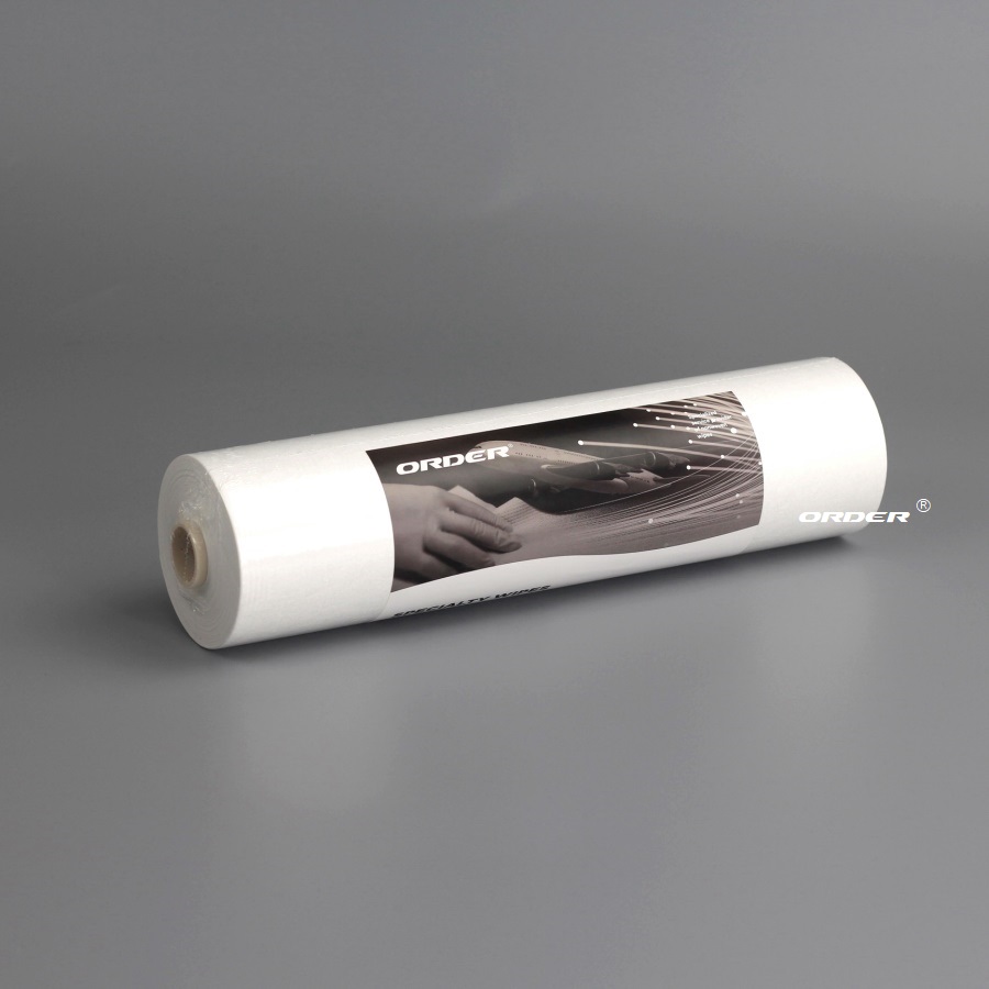 Precision Printing Cleaning Microfiber non-woven Cloths Rolls for Semiconductor Chips