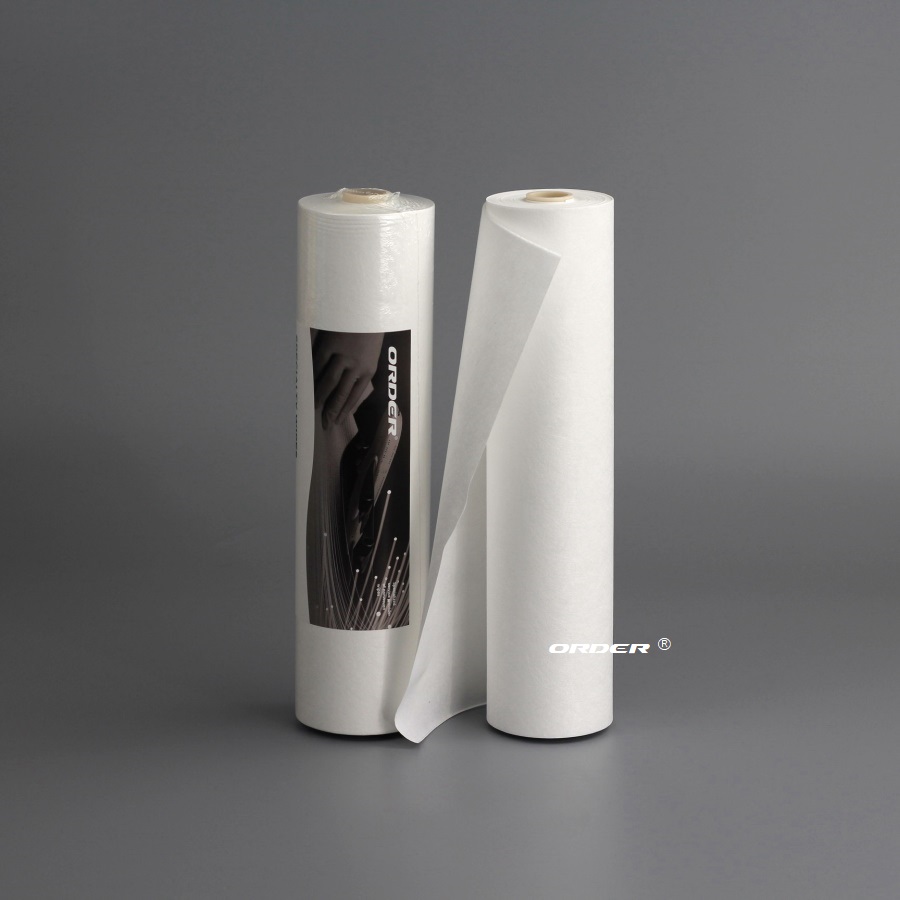 Precision Printing Cleaning Microfiber non-woven Cloths Rolls for Semiconductor Chips