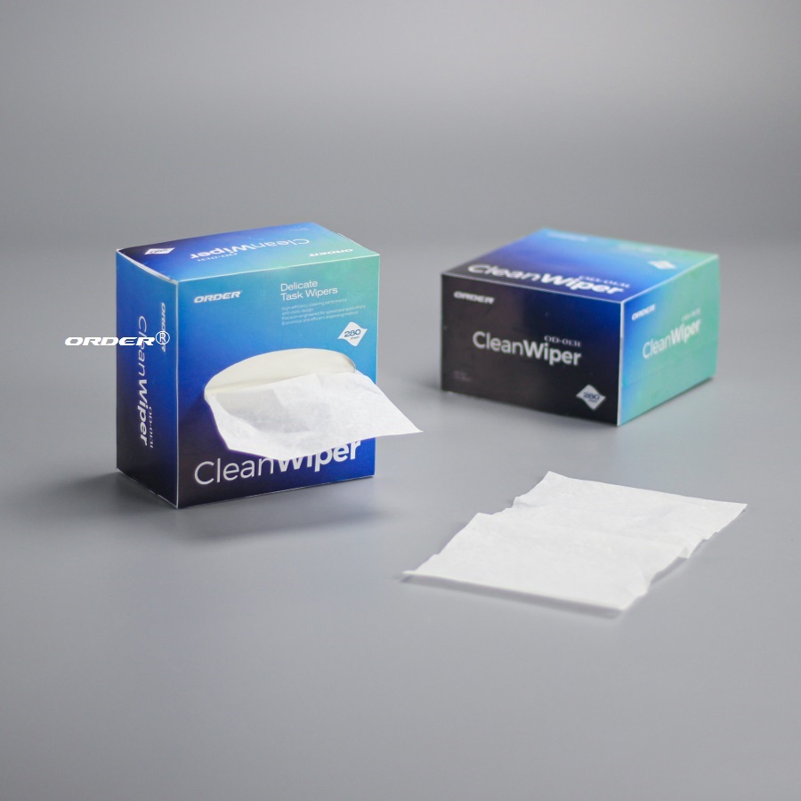 Disposable Absorbent and low lint antistatic dusting Fiber Optic Precision cleaning wipers tissues