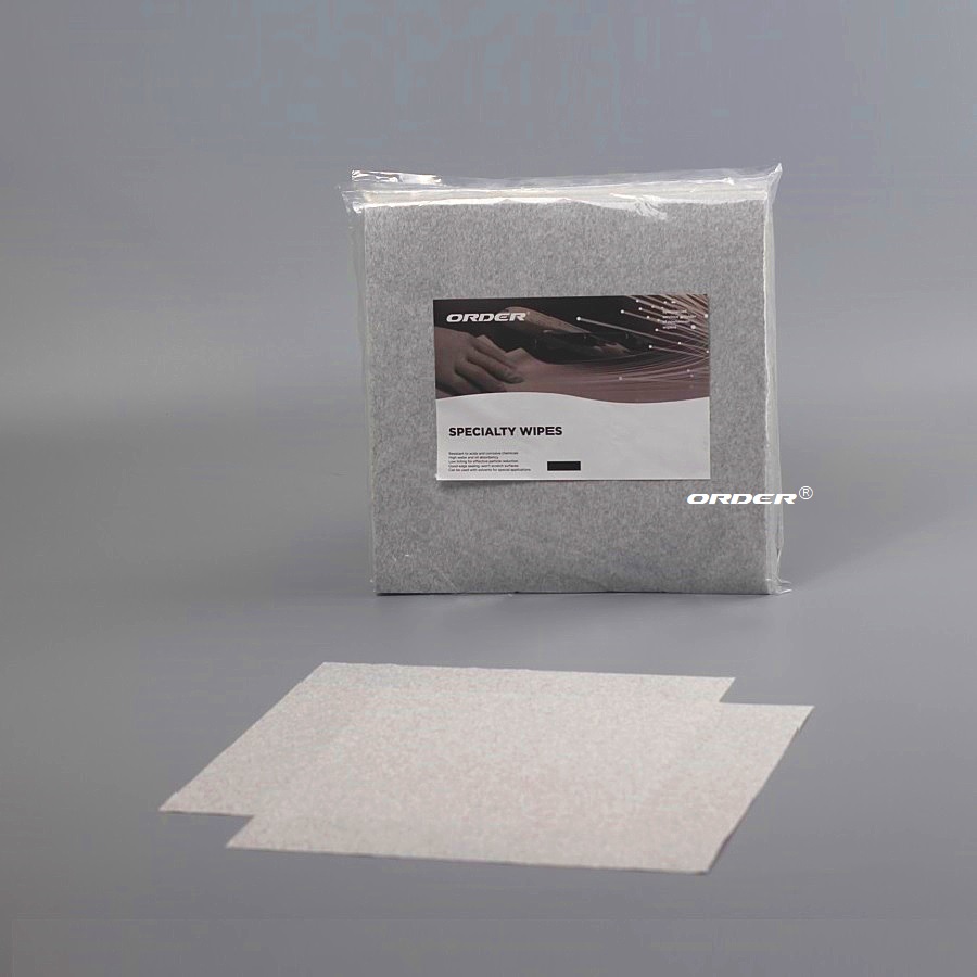 ORDER®GX Grey flat sheet cellulose polyester absorbs oils disposable spunlace nonwoven wipers cleaning cloths