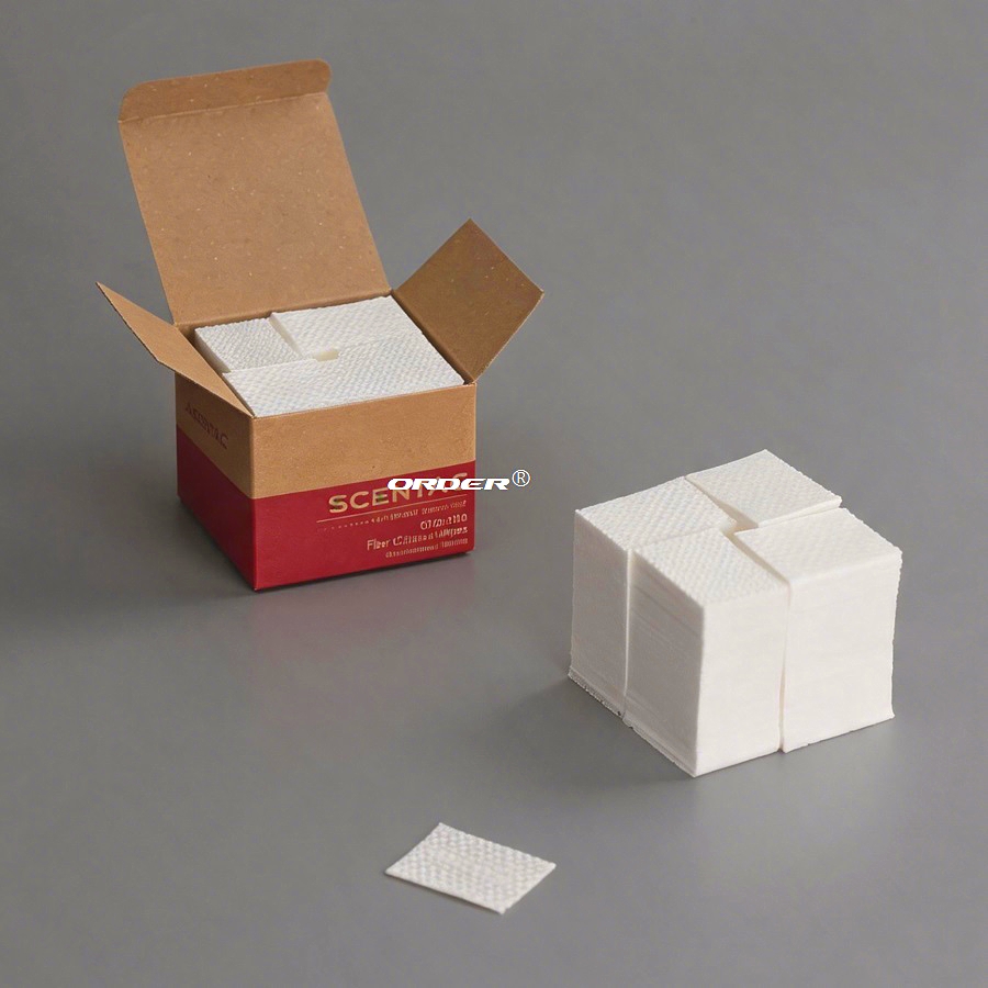 Fiber Optic non-woven lint free Cleaning Wipes